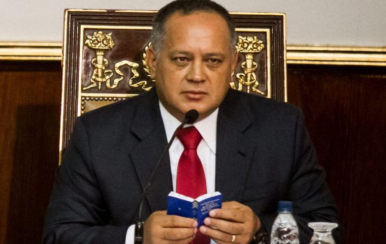 Legislature Speaker Diosdado Cabello.