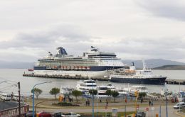 The Celebrity Infinity and Golden Princess call regularly at the port of Ushuaia, considered the gate to Antarctica 