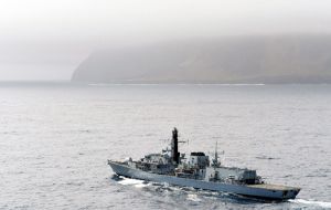 It has been over a year since a Royal Navy warship called at Tristan, the last visitor was the Type 23 Frigate HMS Richmond in November 2013.