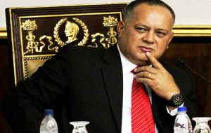 Congress head Diosdado Cabello announce an ex Air Force general, soldiers, opposition politicians and a businessman were involved.