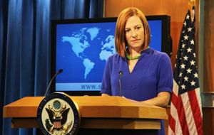 State Department spokesperson Psaki said the latest accusations “like all previous such accusations, are ludicrous”