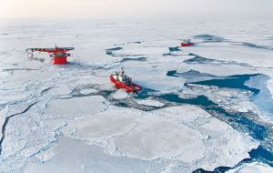 The Arctic could be the answer to the depletion of existing oil and gas fields. The region, which crosses Russia, Alaska, Norway and Greenland, is estimated