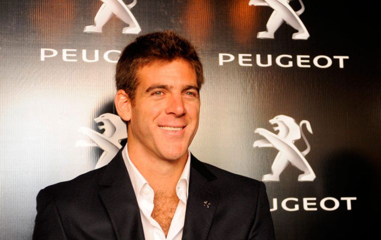 Juan Martín del Potro will not play, but will assist Argentina's Davis Cup tennis team in any way he can to face Brazil over the weekend in Buenos Aires.