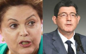 Differences appear to be surfacing between President Rousseff who was re-elected in October, and her new finance minister Joaquim Levy.