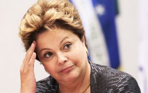 Rousseff said she supported the rights of the marchers, and hoped the demonstrations would illustrate Brazil's “democratic maturity.”