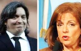 The Argentine president's son and former minister Nilda Garre are mentioned in pieces published in Clarin and Brazil's Veja