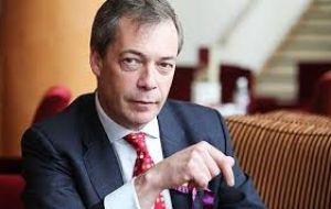 Farage called foreign aid “a waste of money” and said the funds would be used instead to cut the deficit and strengthen the armed forces.