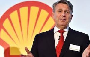 Shell said it will pay the equivalent of 13.67 pounds in cash and stock for each share of BG Group, 50% above Tuesday’s closing price. CEO van Beurden announcing 