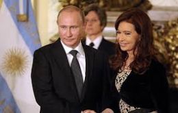 Putin made an official visit to the Buenos Aires in July 2014, during which time the two countries signed energy and cooperation deals