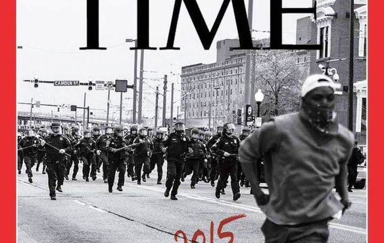On the magazine's cover Time adds to the title: “what has changed, what hasn´t,” regarding 1968 and 2015.