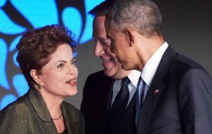 Obama and Rousseff met at the Americas' summit last month in Panama, and the US leader made a strong statement in support of Brazil 