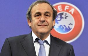 UEFA president Michel Platini called for Blatter to resign but he refused and said ”it is necessary to begin rebuilding the trust in our organization”