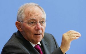 German Finance Minister Wolfgang Schauble denied a breakthrough and said “the positive news from Athens is not fully reflected in the talks” 