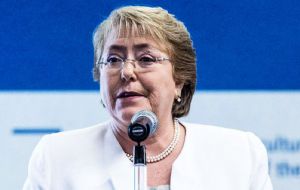 Sluggish economic growth and the financing scandals have pushed Bachelet’s approval rating to a record low of 29%.