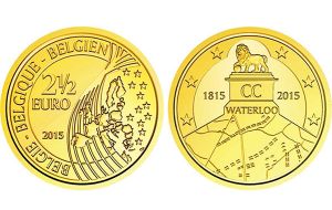 The €2.50 coin, a first in Belgium, with 70,000 of them minted, can only be spent in Belgium under an EU regulation which allows for irregular denominations