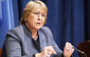 ”We can't give the image that in this region the two coasts (Pacific and Atlantic) live back to back”, underlined Bachelet.
