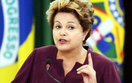 “I'm not going to fall. No, I'm not. It's a political struggle. People fall when they're ready to fall and I'm not. There's no reason for it” Dilma said