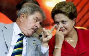 Regarding criticism by Lula da Silva, Rousseff said she respects all opinions of her political mentor: “He has every right to say where he is and where he thinks I am.”