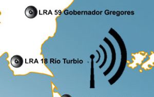 The brief report, 9 to 12 minutes long is aired by LRA24, the Rio Grande public radio system, AM 640 Khz, and reaches Falklands territory “with no problem”. 