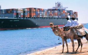 The existing canal earns Egypt around $5 billion per year. The new canal, with a two-way traffic of larger ships, is supposed to increase revenues to 15bn by 2023