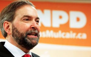 “Clearly, Mr. Harper, your plan isn't working ... we will kick-start the economy and get Canadians back to work” he NDP leader Thomas Mulcair