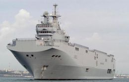 France stopped the planned sale of the two Mistral class helicopter carriers after the outbreak of the conflict in eastern Ukraine. 