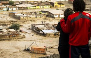 In just three hours, Tocopilla, a town of some 20,000 in Chile's arid far north, registered as much rain as has fallen there in the last seven years.