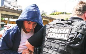 Lobbyist Fernando Soares, accused of funneling bribes to Cunha's Brazilian Democratic Movement Party (PMDB), was sentenced to over 16 years in jail.