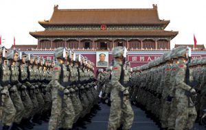 China's People's Liberation Army (PLA) is the world's largest military, with 2.3 million members. China also has the second biggest defence budget after the US