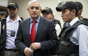 Perez Molina will be the highest-level Guatemalan official to stand trial in the fraud scheme, which already has led to several other officials’ arrests
