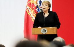 “We need to tear down the walls of silence that block us from advancing ... I will make sure justice is the same for all. It's a personal commitment,” said Bachelet