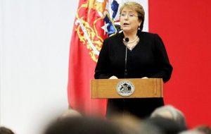 “We need to tear down the walls of silence that block us from advancing ... I will make sure justice is the same for all. It's a personal commitment,” said Bachelet