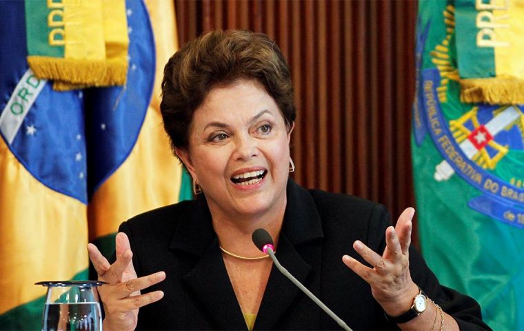 “Brazil is much more than its rating, and just as all have started growing again, Brazil will grow again,” Rousseff said