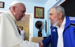 Spokesperson Father Lombardi said the meeting, which included Castro's wife and other family members, was “very relaxed, fraternal and friendly.”