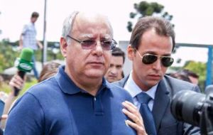 Also sentenced Monday was a former Petrobras director, Renato Duque, who was given a sentence of 20 years and eight months for taking bribes.