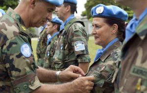 “In Uruguay we are proud of our people in UN peace missions; they have acquired great experience, the military as well as civilian staff”, said Trobo