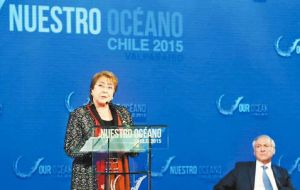 The announcement was done during the 2015 Our Ocean conference taking place in Valparaíso, Chile's main port.