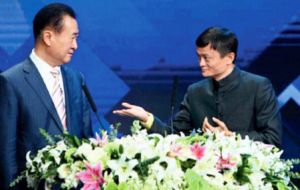 Real estate and entertainment magnate Wang Jianlin dethroned founder of e-commerce giant Alibaba Jack Ma as the country’s richest person