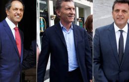 Following Sunday's 'technical draw' between incumbent Scioli, 36.8% and conservative Macri, 34.3%, Massa has become the leader to seduce.