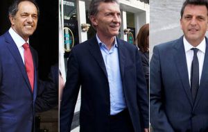 Following Sunday's 'technical draw' between incumbent Scioli, 36.8% and conservative Macri, 34.3%, Massa has become the leader to seduce.