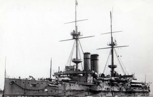 HMS Canopus was a pre-dreadnought battleship of the Royal Navy missed the Battle of Coronel, but fired the first shots of the Battle of the Falklands