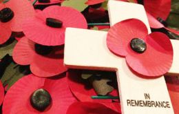 During the Remembrance Service a collection will be made for the Poppy Appeal 