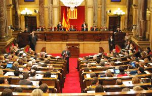 The Catalan parliament resolution announces “the start of a process toward the creation of an independent Catalan state in the form of a republic” 