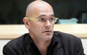 “There is a growing cry for Catalonia to not merely be a country, but to be a state, with everything that means,” said Romeva, head of “Together for Yes”