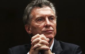 Macri has promised to put Argentina's battered economy back on track after years of what he termed mis-management by his populist predecessors