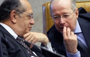 At the Supreme Court, Justices Celso de Mello and Gilmar Mendes rejected two appeals from the ruling coalition lawmakers