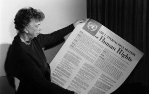 Eleanor Roosevelt joined forces at the UN with human rights champions from around the world to enshrine these freedoms in the Universal Declaration of Human Rights. 