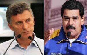 Presidents Macri and Maduro will meet face to face for the first time, and their opinions about each other are not encouraging