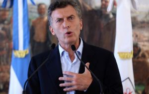 Macri first wanted the 'democratic clause' imposed on Venezuela, but later toned down and insists all political prisoners must be freed