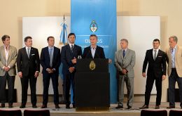 President Macri attended the signing ceremony. His administration plans to triple gas production by the end of 2016
